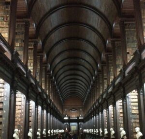 Trinity College library Dublin